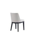 Upholstered Dining Chair Set with Solid Beech Wood Frame - Multiple Colors