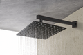 10 Inch Rainfall Square Shower Head with Wall Mount - Oil Rubbed Bronze