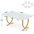Executive Office Computer Desk with E0 Board - White / Gold
