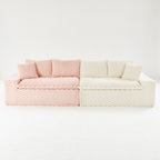 Multifunctional Stationary Sofa with Adjustable Layout - Choice of Color