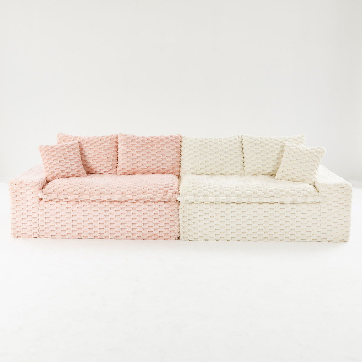 Multifunctional Stationary Sofa with Adjustable Layout - Choice of Color