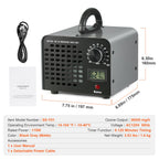 High Capacity Ozone Generator with Timer - 36,000mg/h