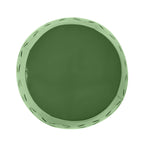 Barrel Shape Outdoor Side Table with Durable Metal Design - Yellow or Green