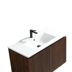 36-Inch Foldable Wall Cabinet with Snap-Fit Assembly - Matte Finish