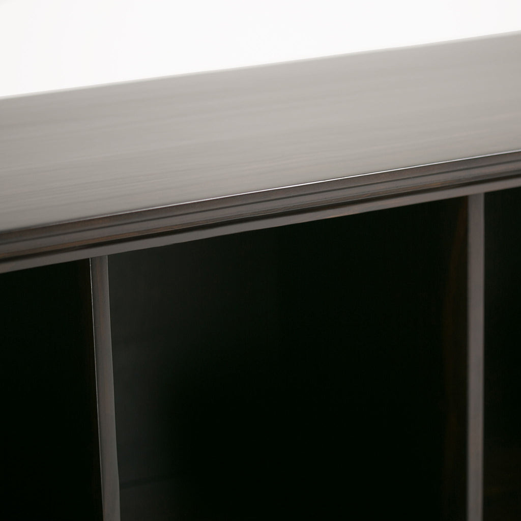 Amherst Cube Storage Bookcase with Large Cubbies - Dark Brown, Dark Gray, or White