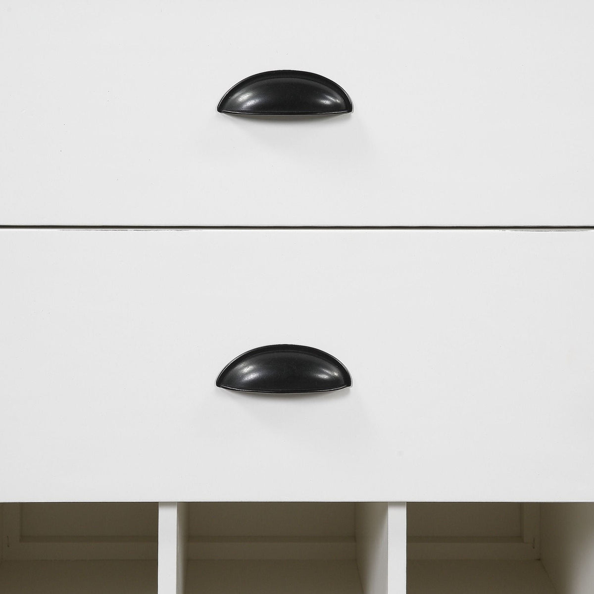 2 Drawer Server with Spacious Storage - Brown