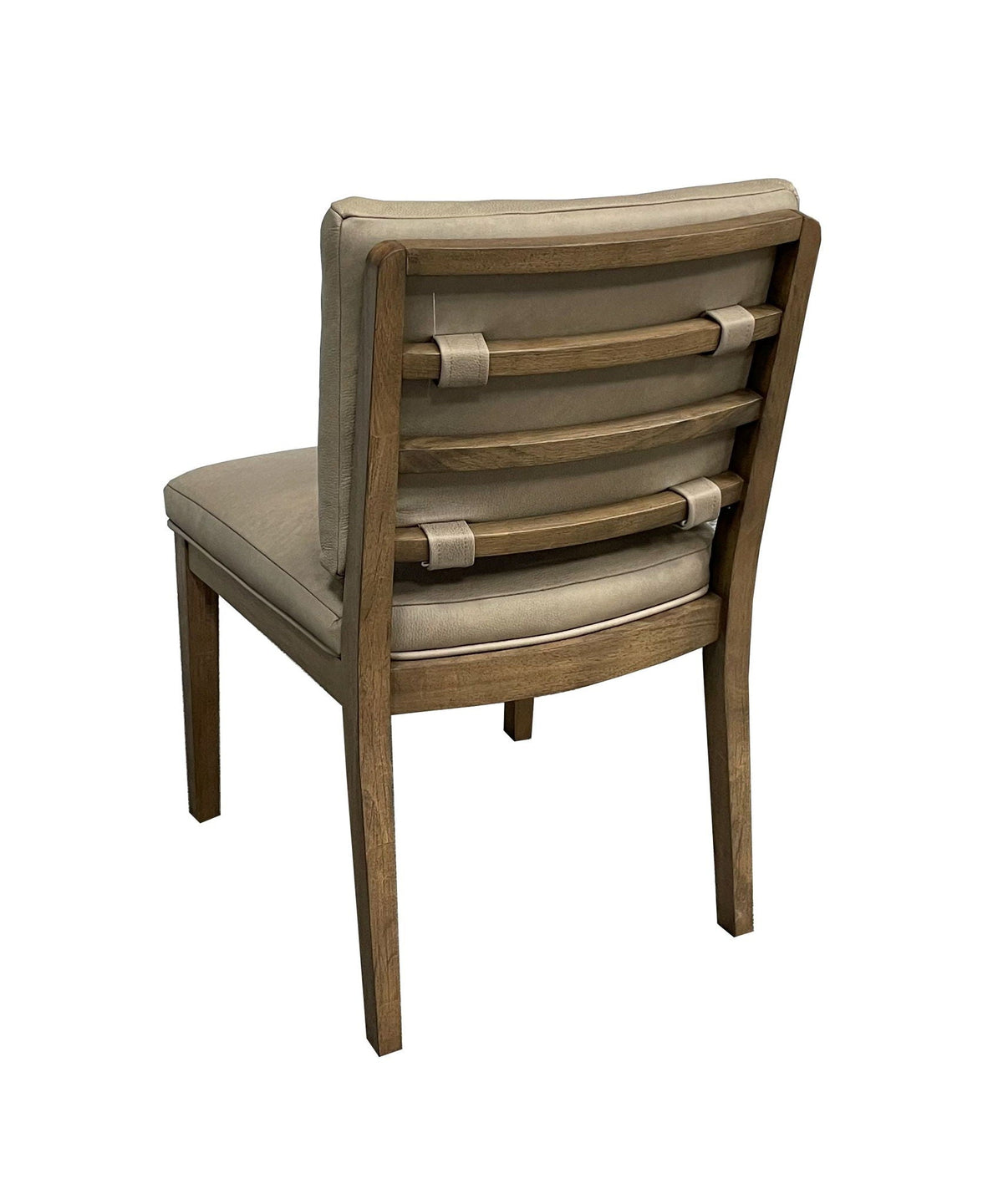Soft Back Dining Chairs with Performance Leather - Light Brown (Set of 2)