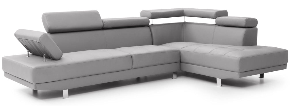 Comfort Stationary Sectional with Adjustable Features - Multiple Colors
