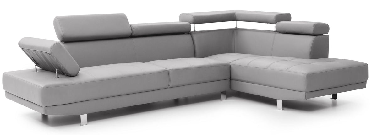 Comfort Stationary Sectional with Adjustable Features - Multiple Colors