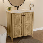 Folding Floor Cabinet With Ceramic Sink