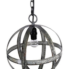 Metal Chandelier with Adjustable Chain