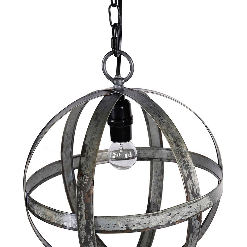 Metal Chandelier with Adjustable Chain