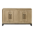Sideboard with Ample Storage and Wine Racks - Brown