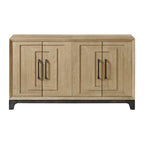 Sideboard with Ample Storage and Wine Racks - Brown