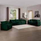 Oversized Deep-Seat Fabric Sofa & Chair Sets
