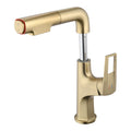 Tall Pull Down Vessel Faucet with Dual Spray Modes - Gold or Black