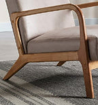 Mid-Century Modern Accent Chair with Cushioning - Multiple Colors
