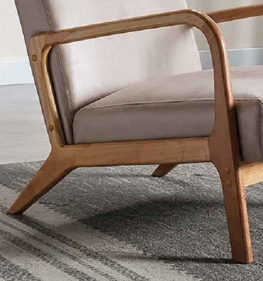 Mid-Century Modern Accent Chair with Cushioning - Multiple Colors
