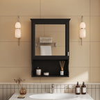 Wall Mounted Bathroom Storage Cabinet With Mirror