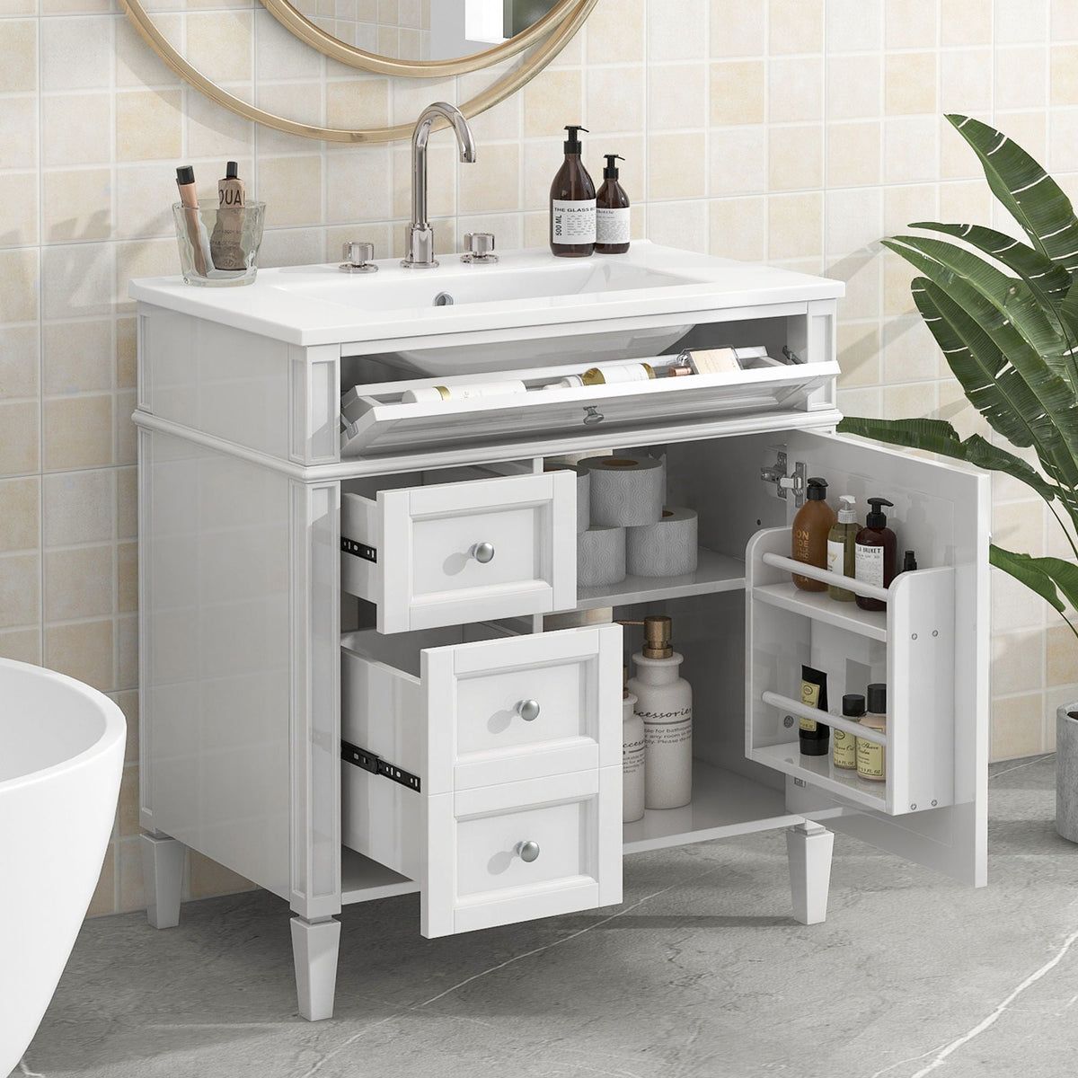 Bathroom Vanity With Top Sink