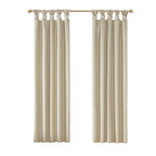 Twist Tab Total Blackout Window Curtain Panel with Thermal Lining - Champagne