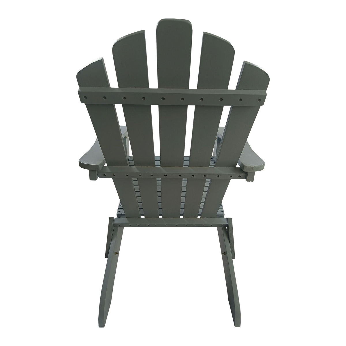 Walnut Adirondack Chair with Foldable Design - Outdoor or Indoor