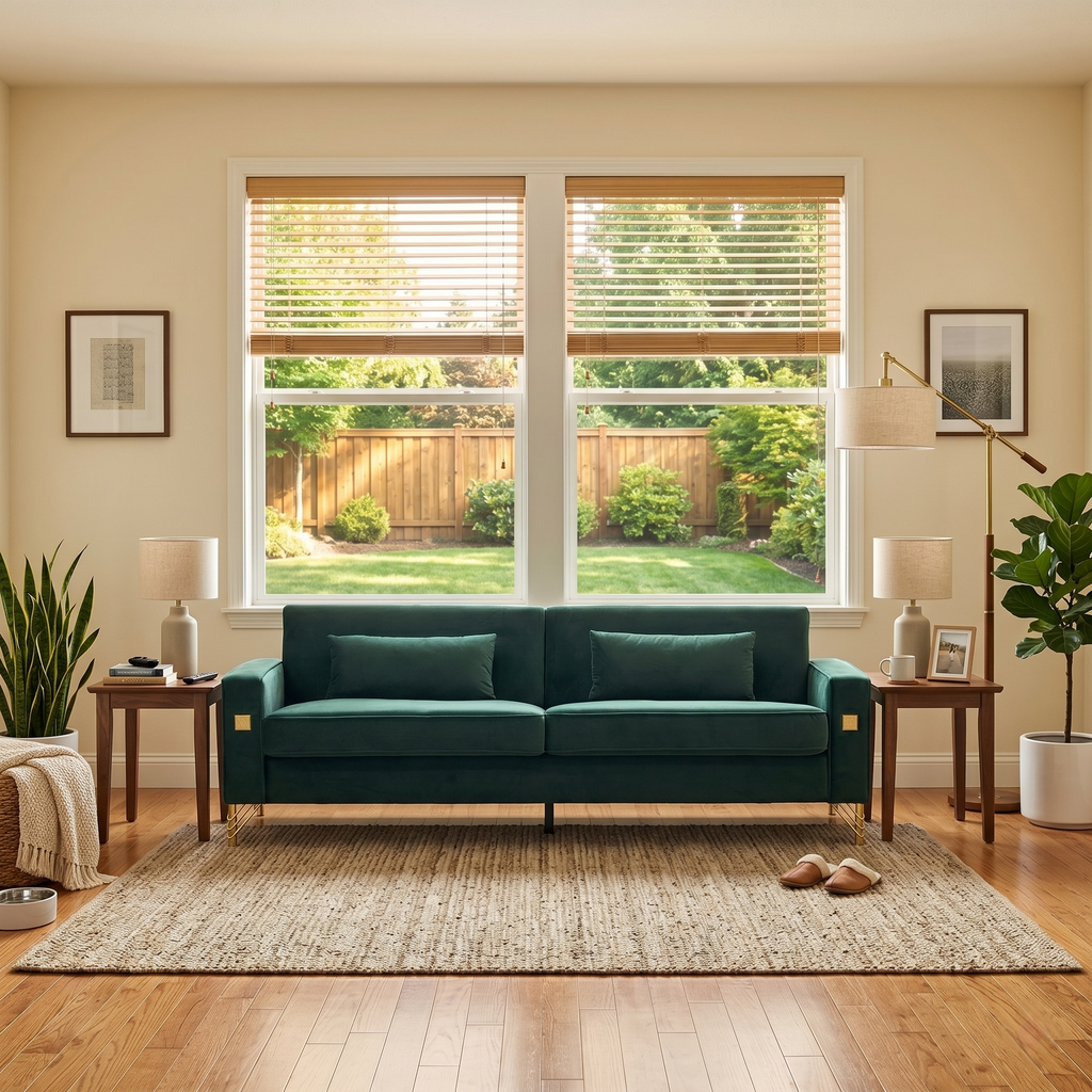 Luxury Emerald Sofa