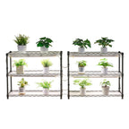 DIY Plant Shelf with Grow Lights for Indoor Use - Adjustable Metal Stand