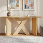 Minimalist Modern X‑Frame Console Table