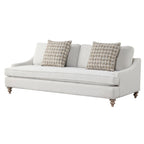 Off White Sofa Single with Reversible Cushion and 2 Pillows