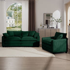 Oversized Deep-Seat Fabric Sofa & Chair Sets