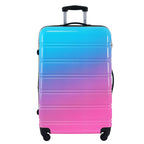 Gradient Color Hardshell Luggage Set with Spinner Wheels and TSA Lock – Light Blue or Purple