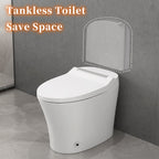 Smart Toilet with Built-in Heated Seat