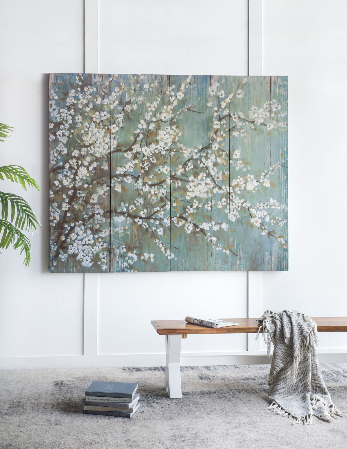 Saison Cherry Blossom Canvas Print - Wall Decor for Living Room