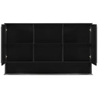 Double Sink Bathroom Vanity Set with Wall Mount Mirror Cabinet