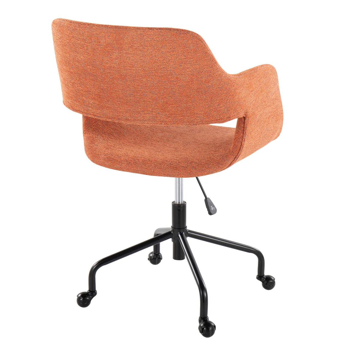 Contemporary Adjustable Office Chair with Cushioned Seat - Multiple Colors