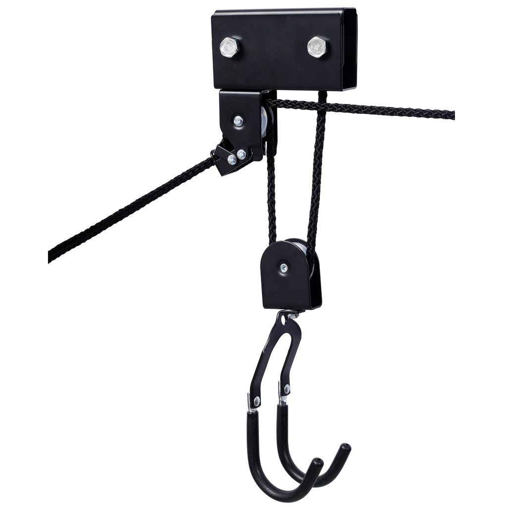 Kayak Hoist Garage Storage Canoe Lift with 125 lb Capacity - Steel