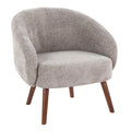 Elegant Lounge Chair with Plush Upholstery - Gray