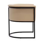 Cosmopolitan Dining Chair with Geometric Metal Frame - Multiple Colors