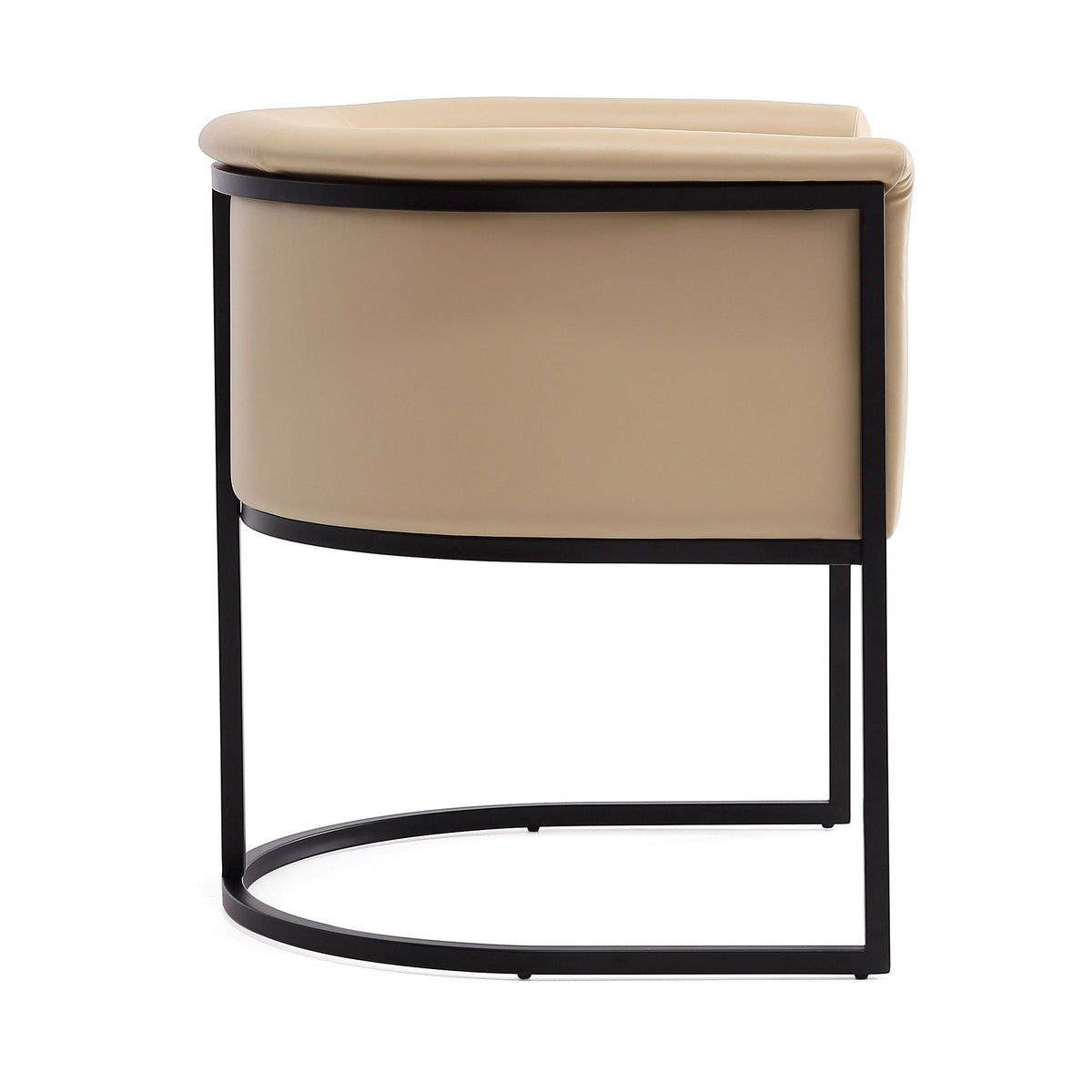 Cosmopolitan Dining Chair with Geometric Metal Frame - Multiple Colors