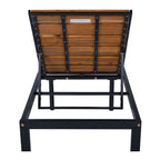Outdoor Chaise with Adjustable Backrest - Light Brown or Dark Brown
