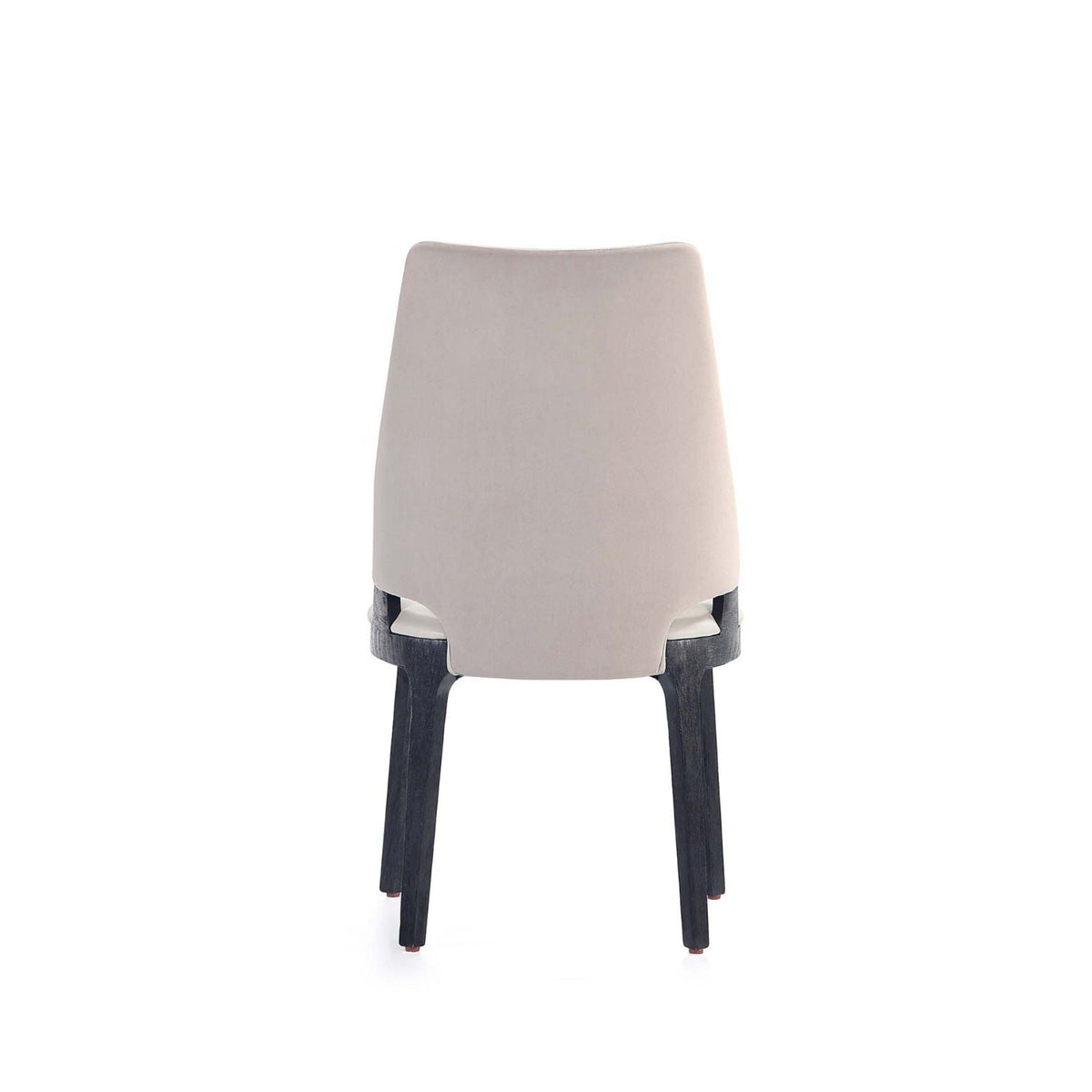 Kara Dining Chair Set of 2 with Solid Beech Wood Frame – Blue or Gray