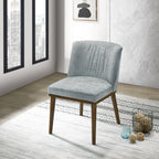 Mid-Century Dining Chair Set of 2 with Solid Wood Frame - Dark Gray or White