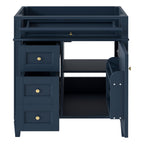 Bathroom Vanity with 2 Drawers and Tip-Out Storage - Multiple Colors