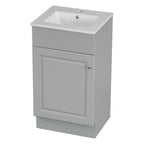 Bathroom Vanity with Sink and Adjustable Shelf - Multiple Colors
