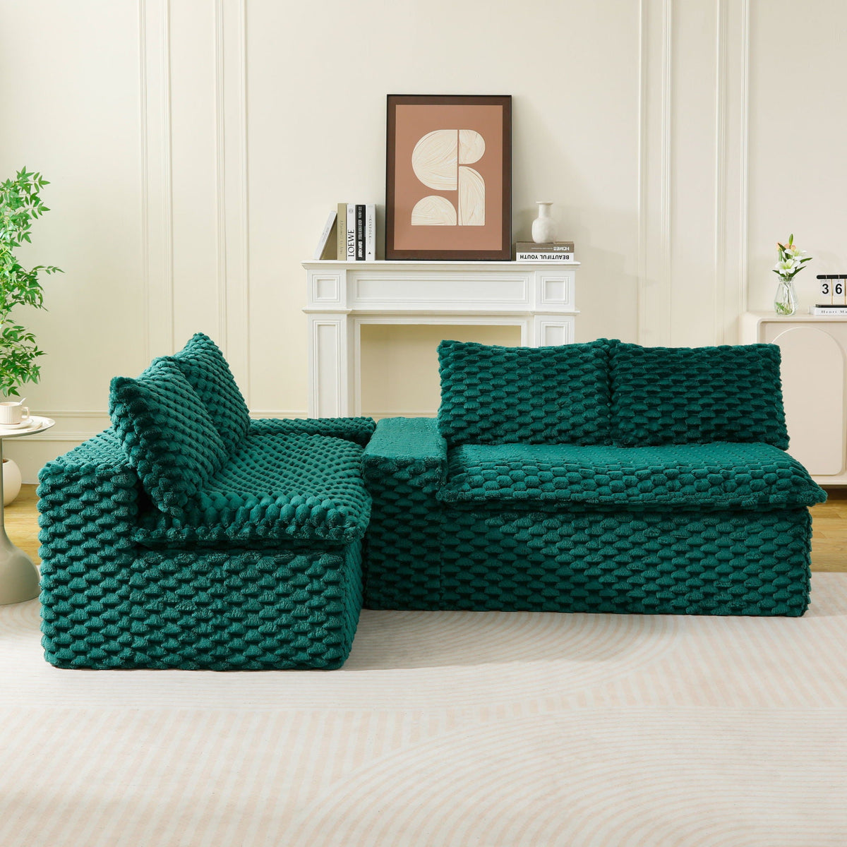 Multifunctional Sofa with Adjustable Layout - Multiple Colors