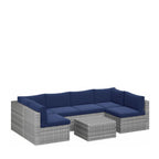 Modern Patio Set With Coffee Table - Weather-Resistant Frame - Multiple Colors