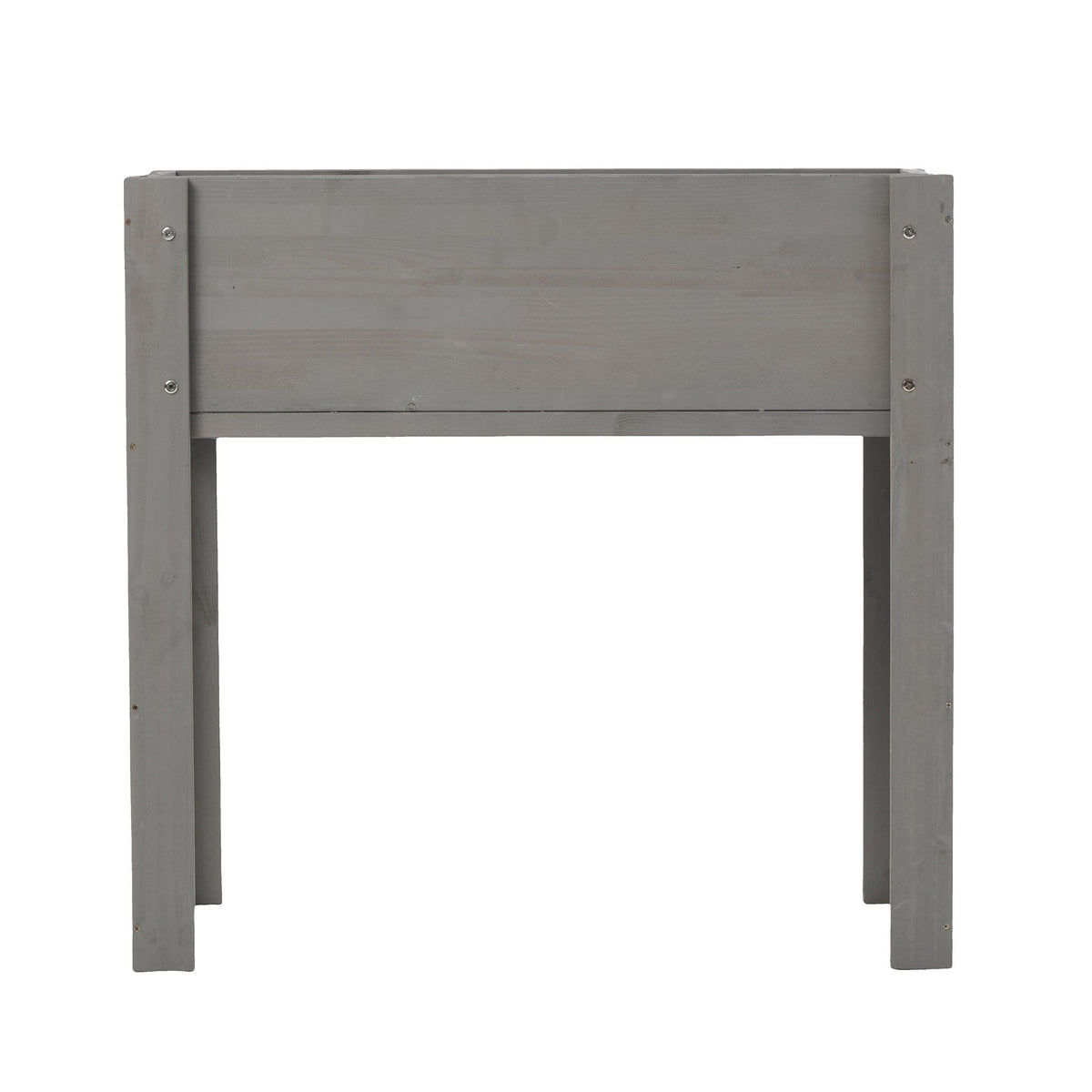Solid Wood Raised Garden Bed with Legs - Available in Gray, Dark Gray, Dark Brown