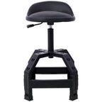 Pneumatic 360 Degree Swivel Mechanics Stool with Adjustable Height - Red or Black