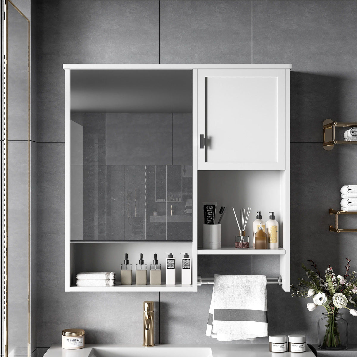 Modern Wall Mounted Bathroom Medicine Cabinet